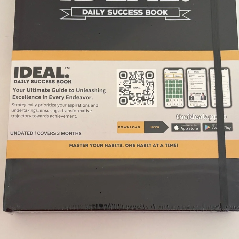 IDEAL Black Daily Success Book Journal Notebook Black Daily‎ Writing NEW